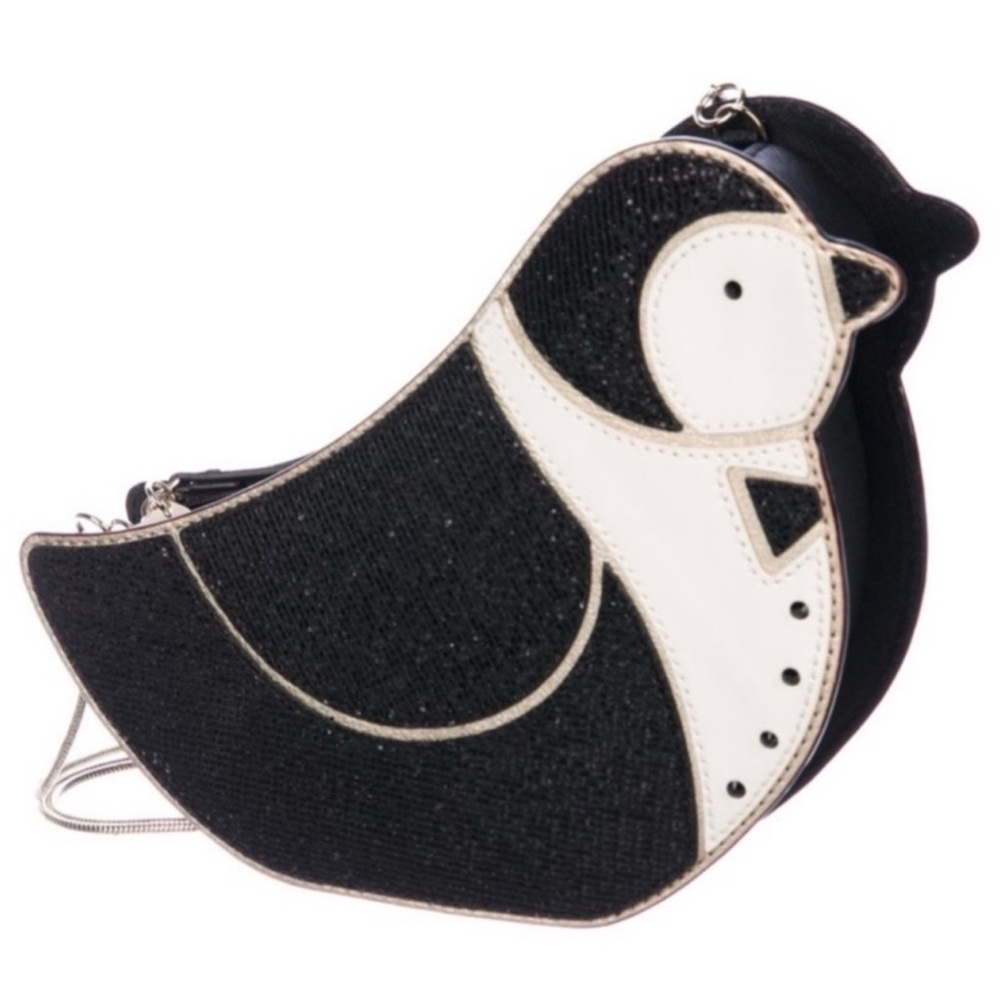LIKE NEW* Kate Spade Clifton Lane Tuxedo Penguin Crossbody Bag